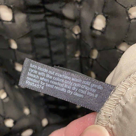 The Limited Altered Black Eyelet Sheath Dress - Picture 9 of 14